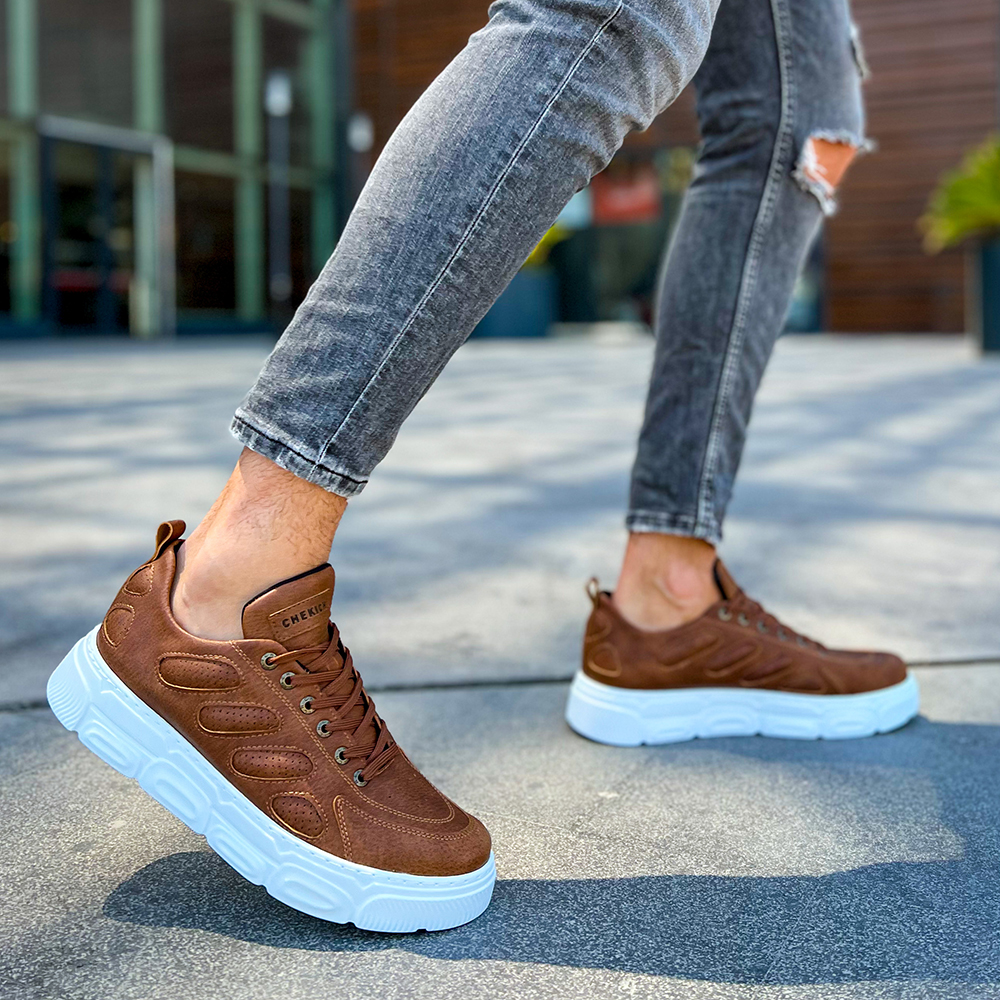 Mens sneakers tan 105